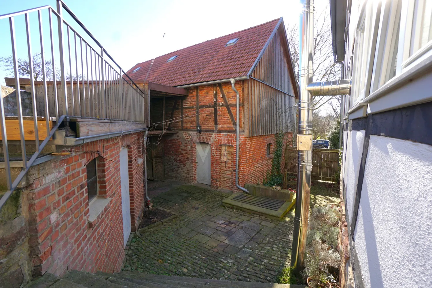 Innenhof nach Südwesten