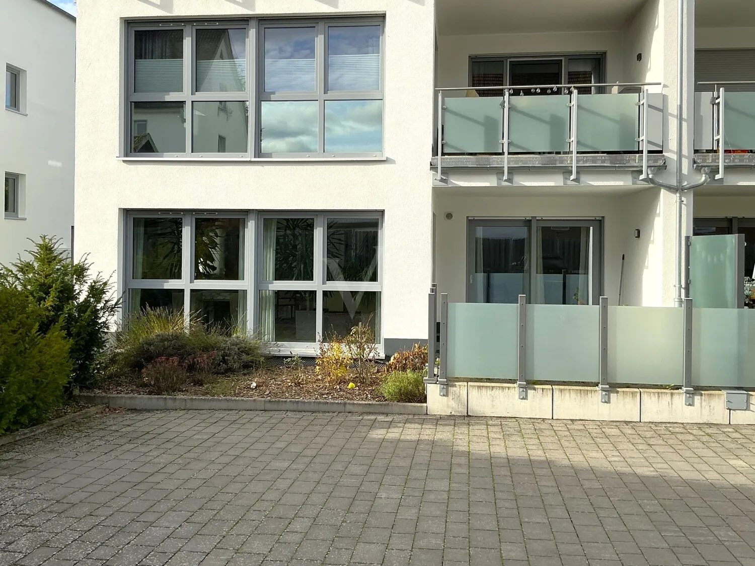 Blick auf die Immobilie
