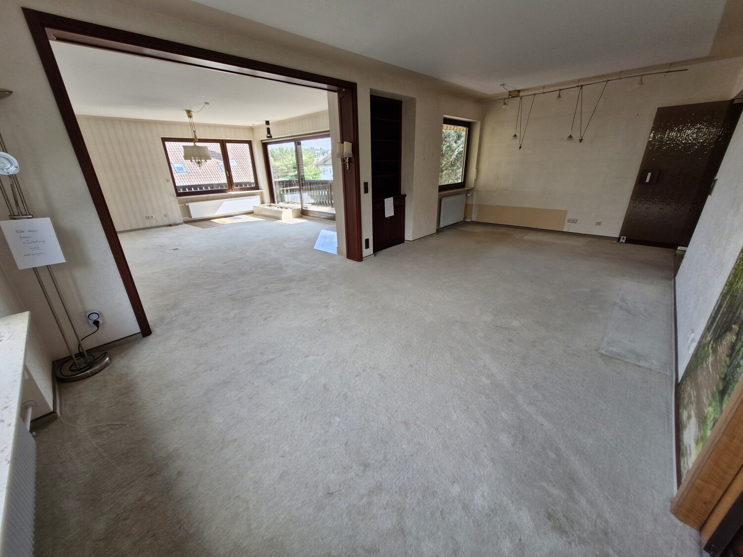 EG, Grosszügiges Esszimmer & Wohnzimmer mit Kamin, #163208