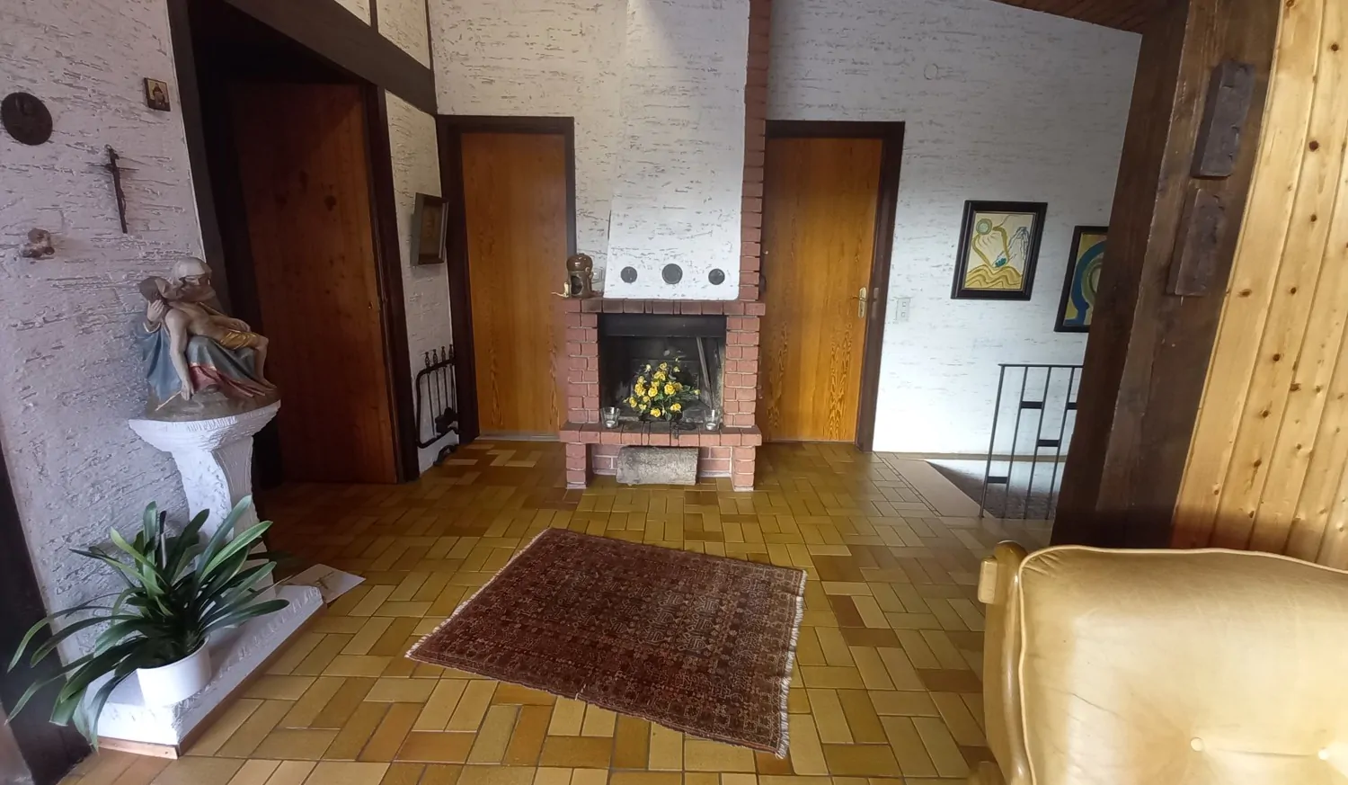 OG Kamin im Wohn-Dielenbereich