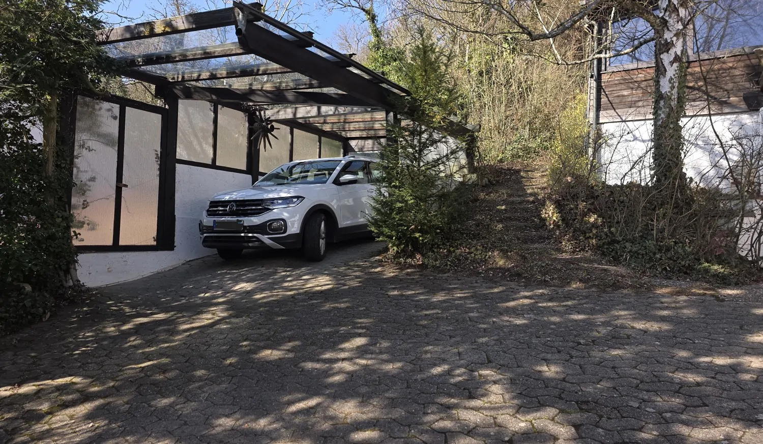 Carport mit Glasdach für Ihren PKW