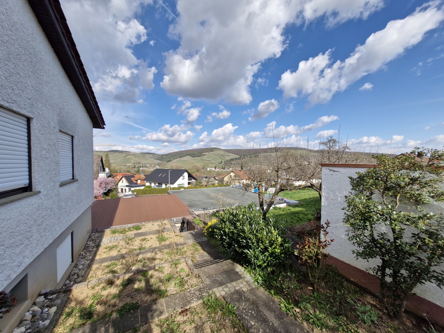 Aussicht übers Maintal von der Terrasse hinten, #151211