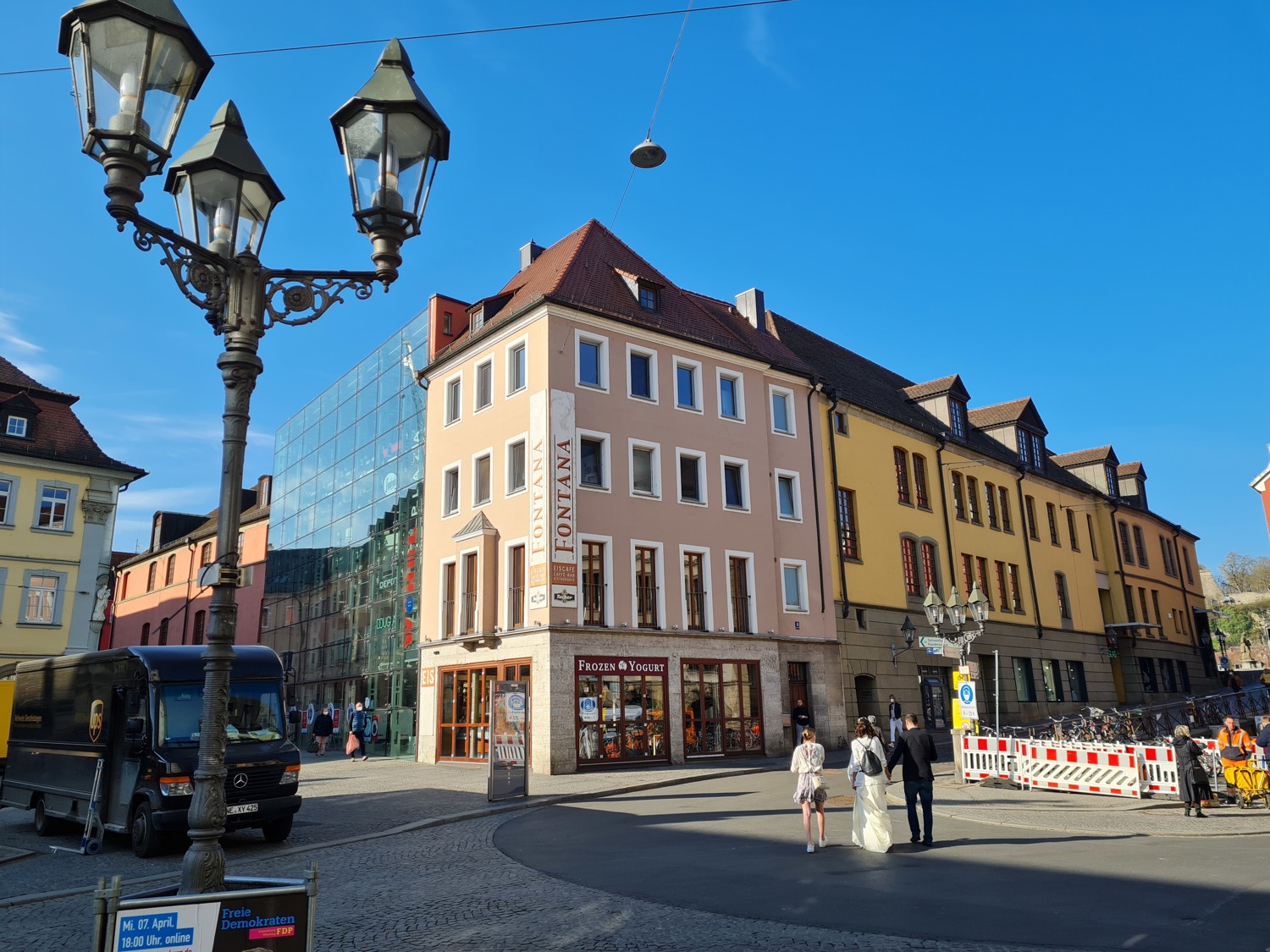 Ensemble-Ansicht von der Altstadt aus, 