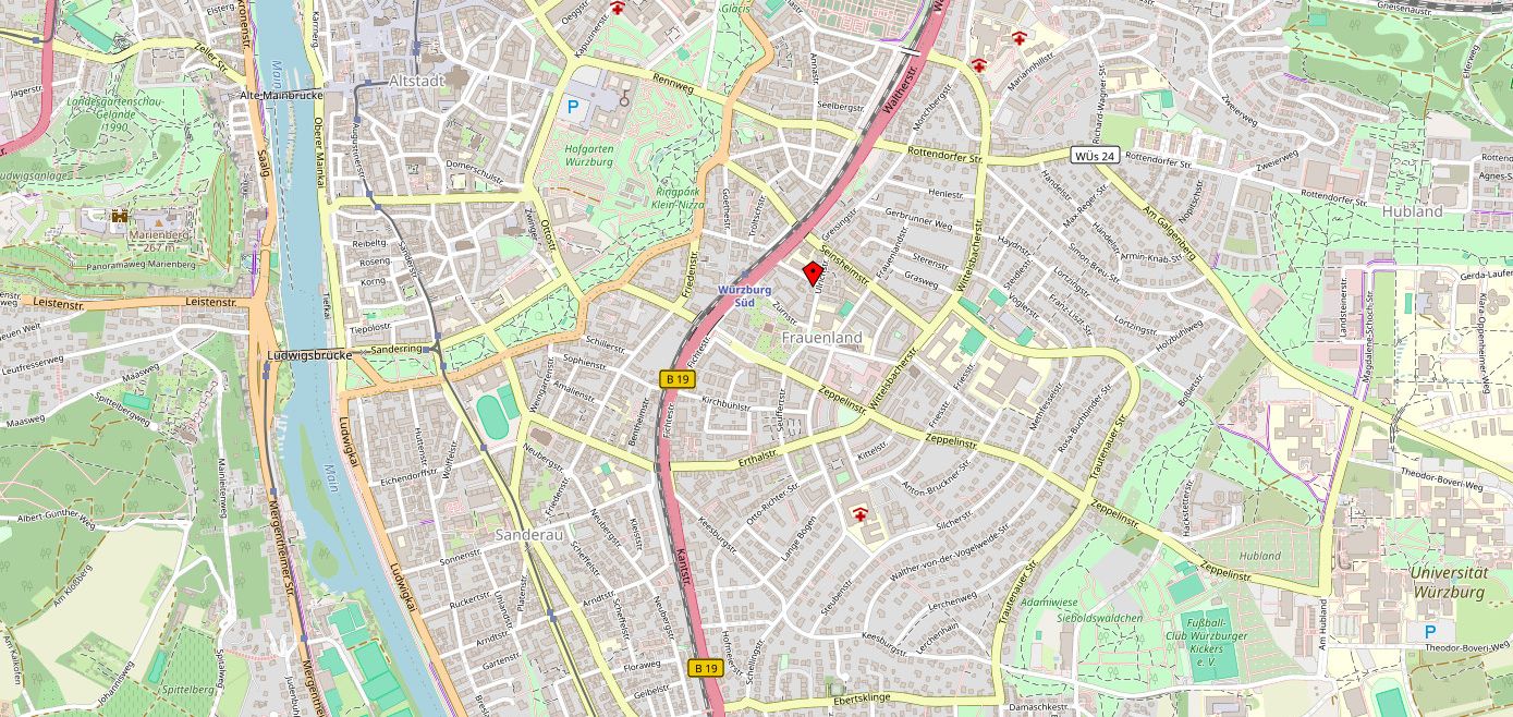 Quelle OpenStreetMap Deutschland - Karte