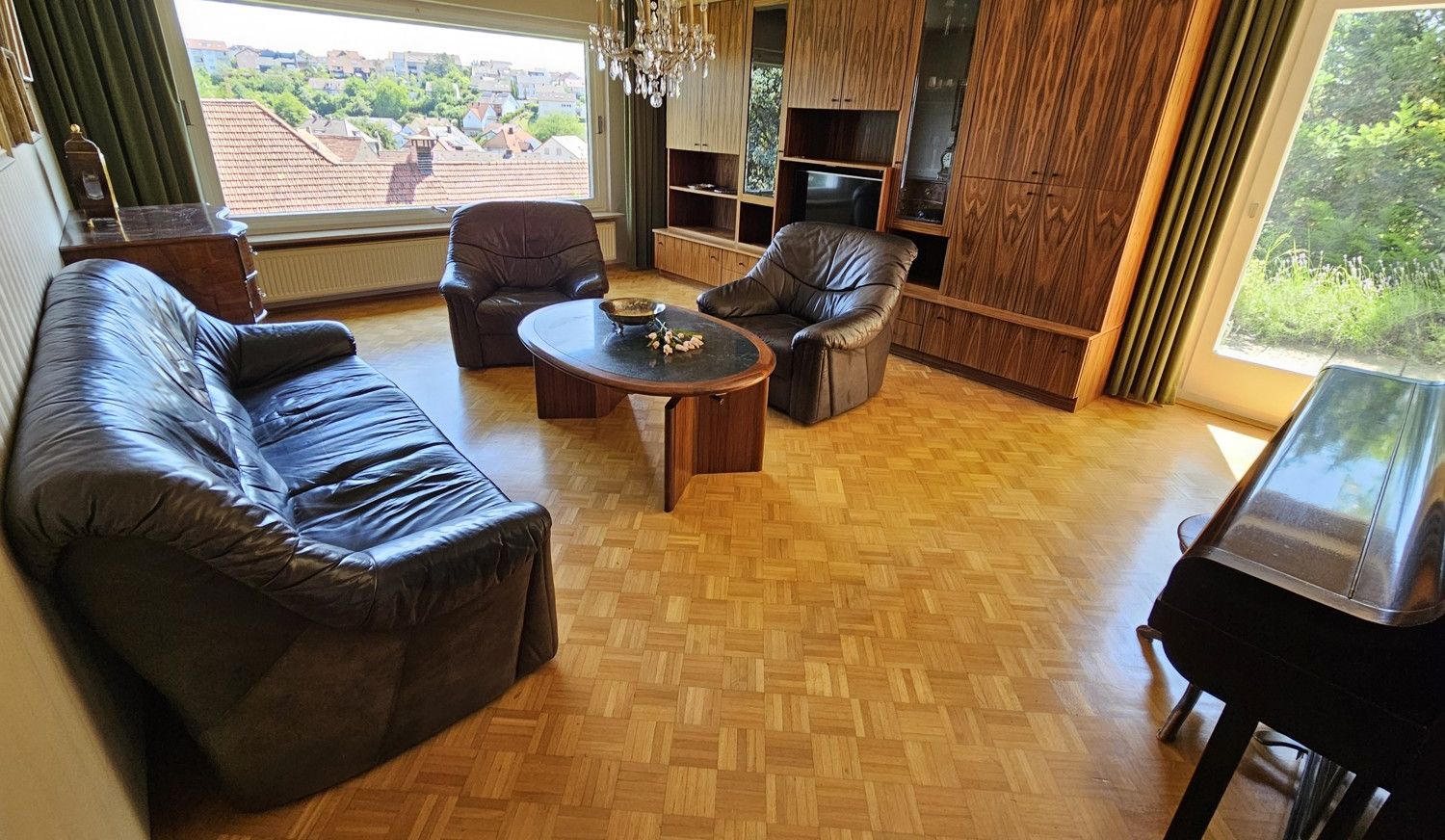 Wohnzimmer mit Panoramablick