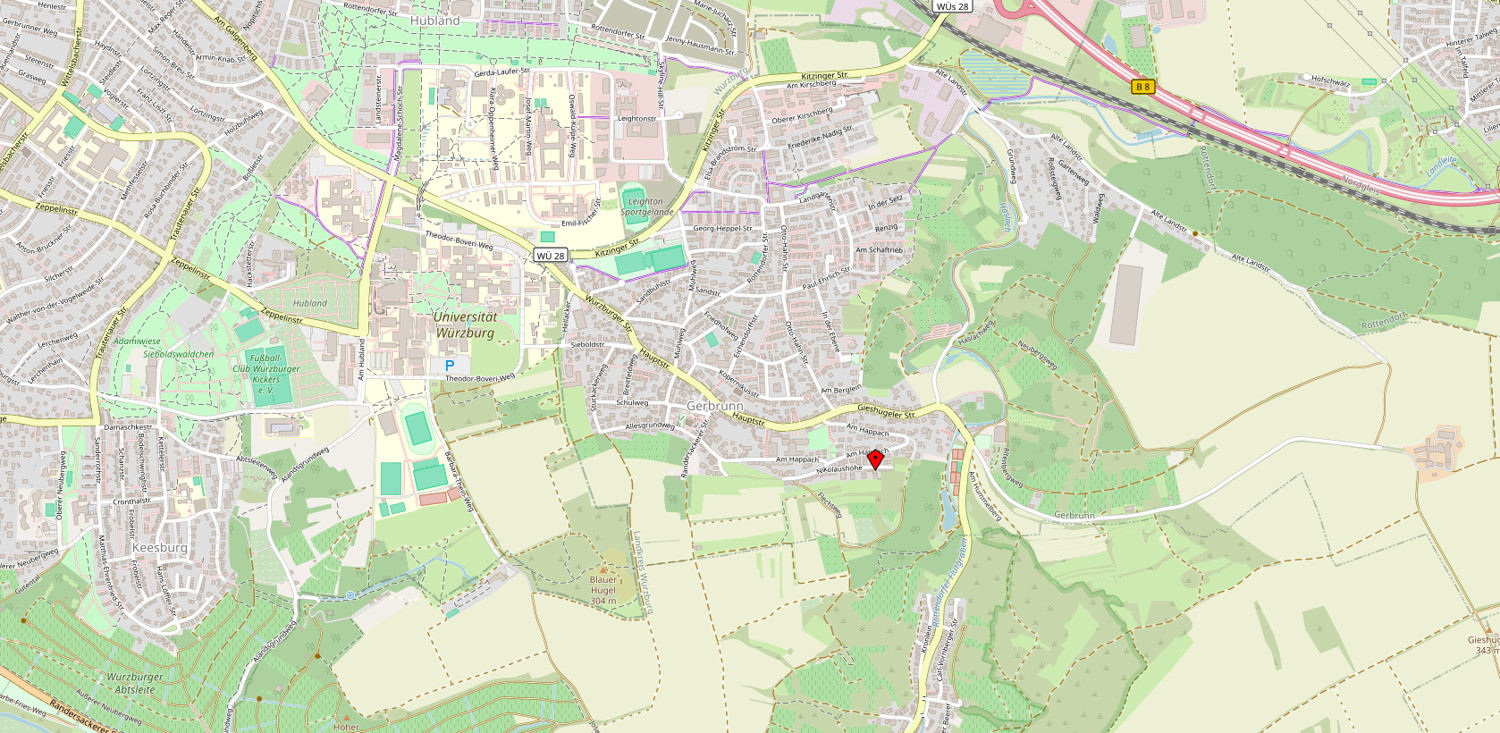 Quelle OpenStreetMap Deutschland - Karte