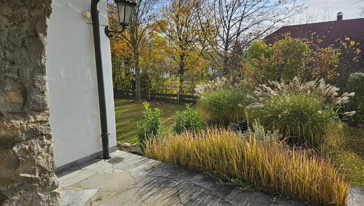 Überdachte Terrasse
