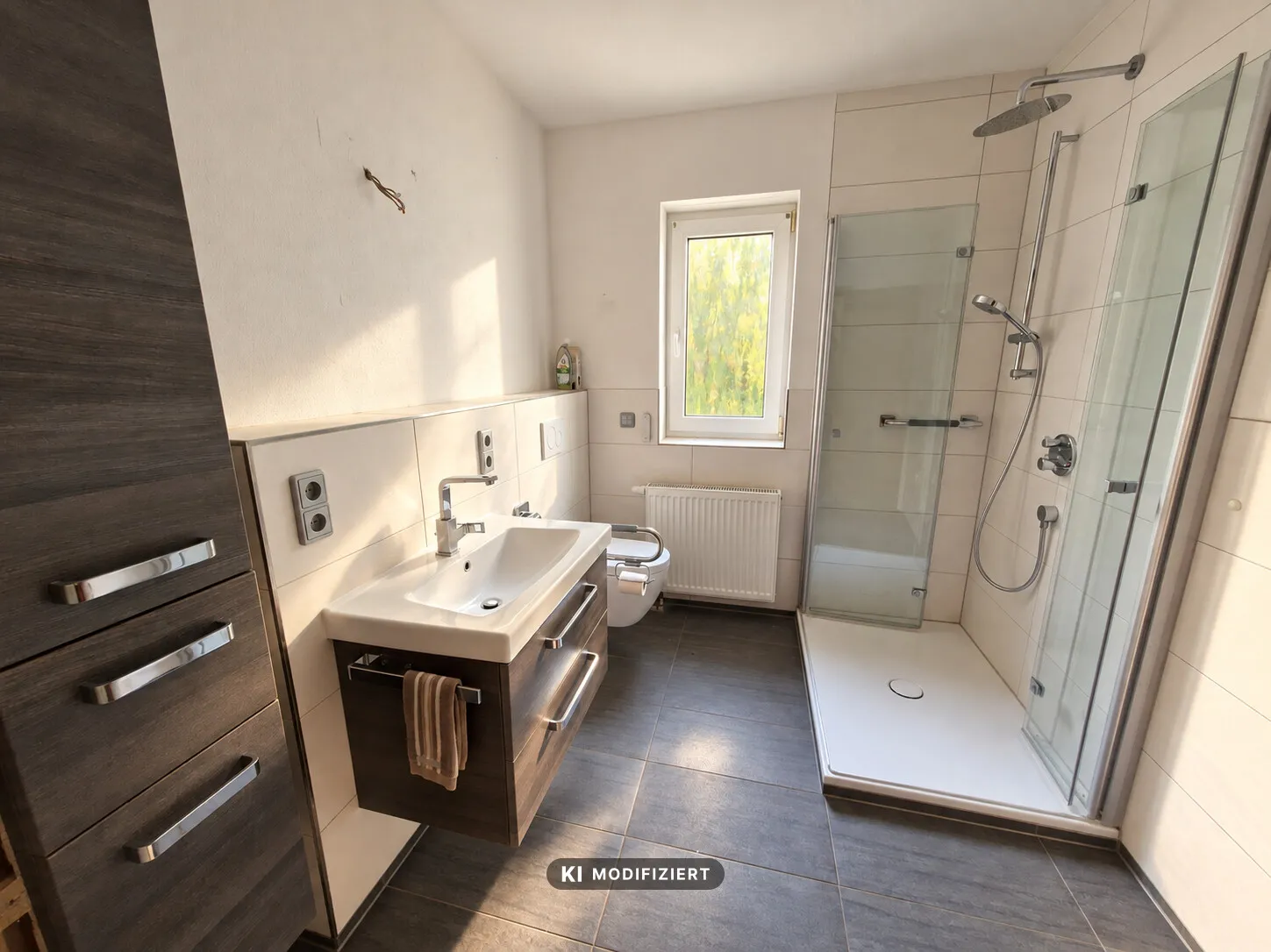 Bad mit XL-Dusche