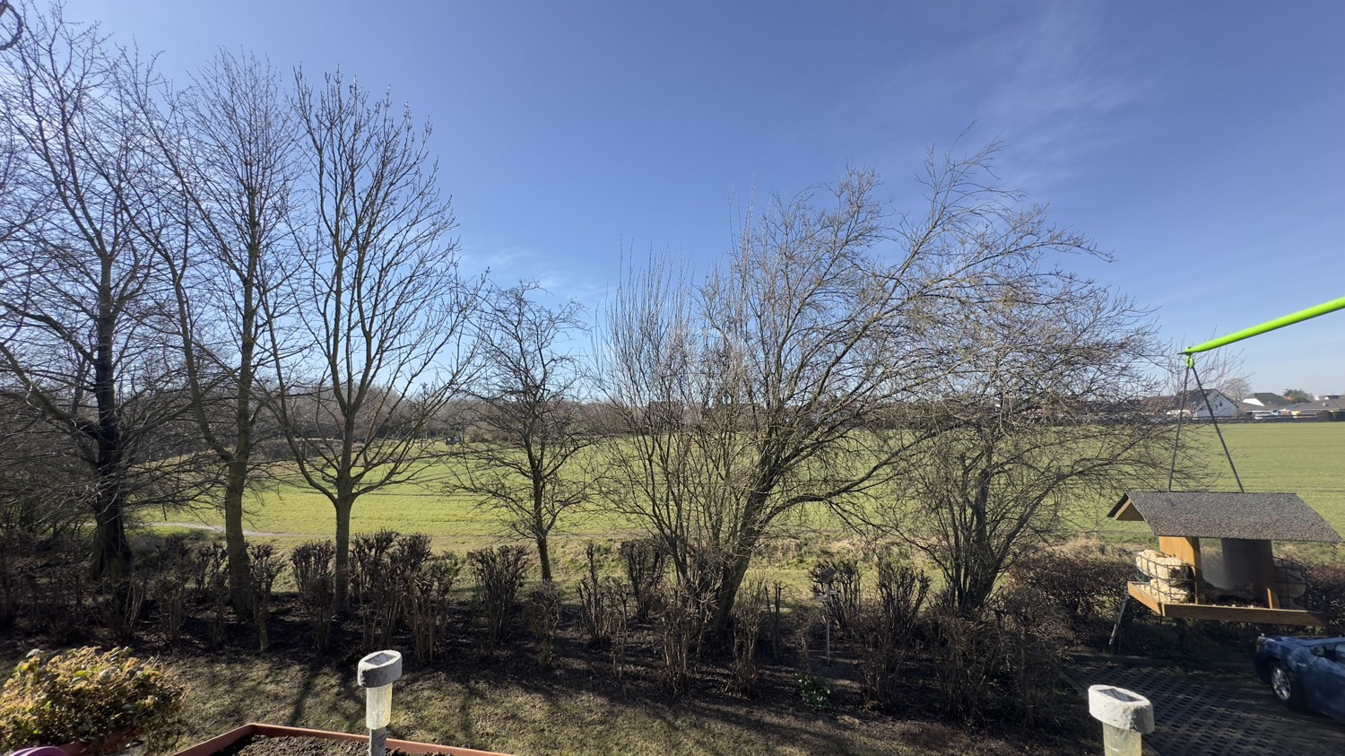 Blick vom Balkon