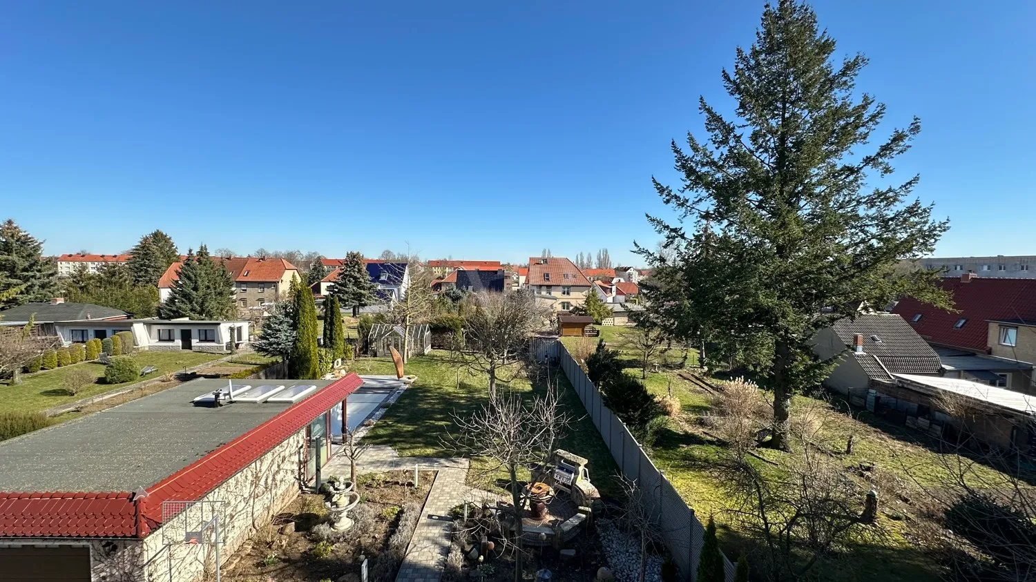 Blick von der Dachterrasse