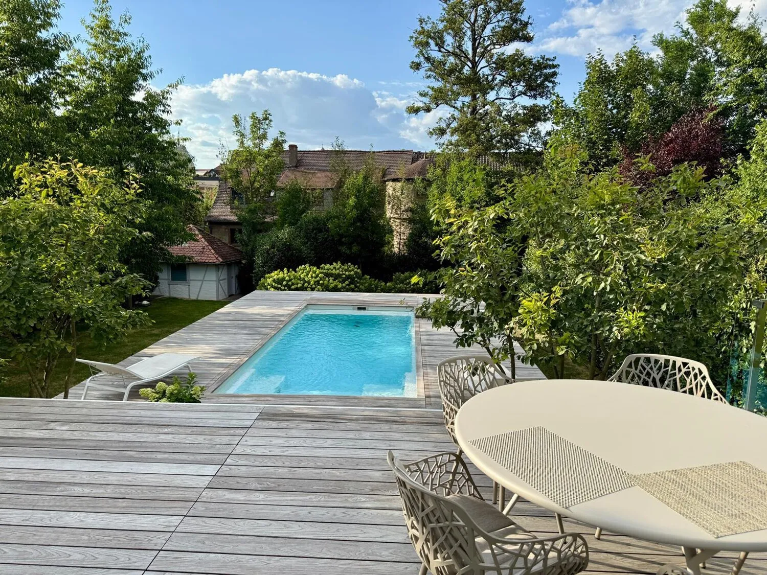 Ansicht von der Terrasse