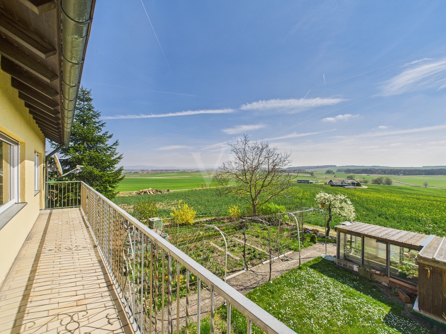 Ausblick vom Balkom