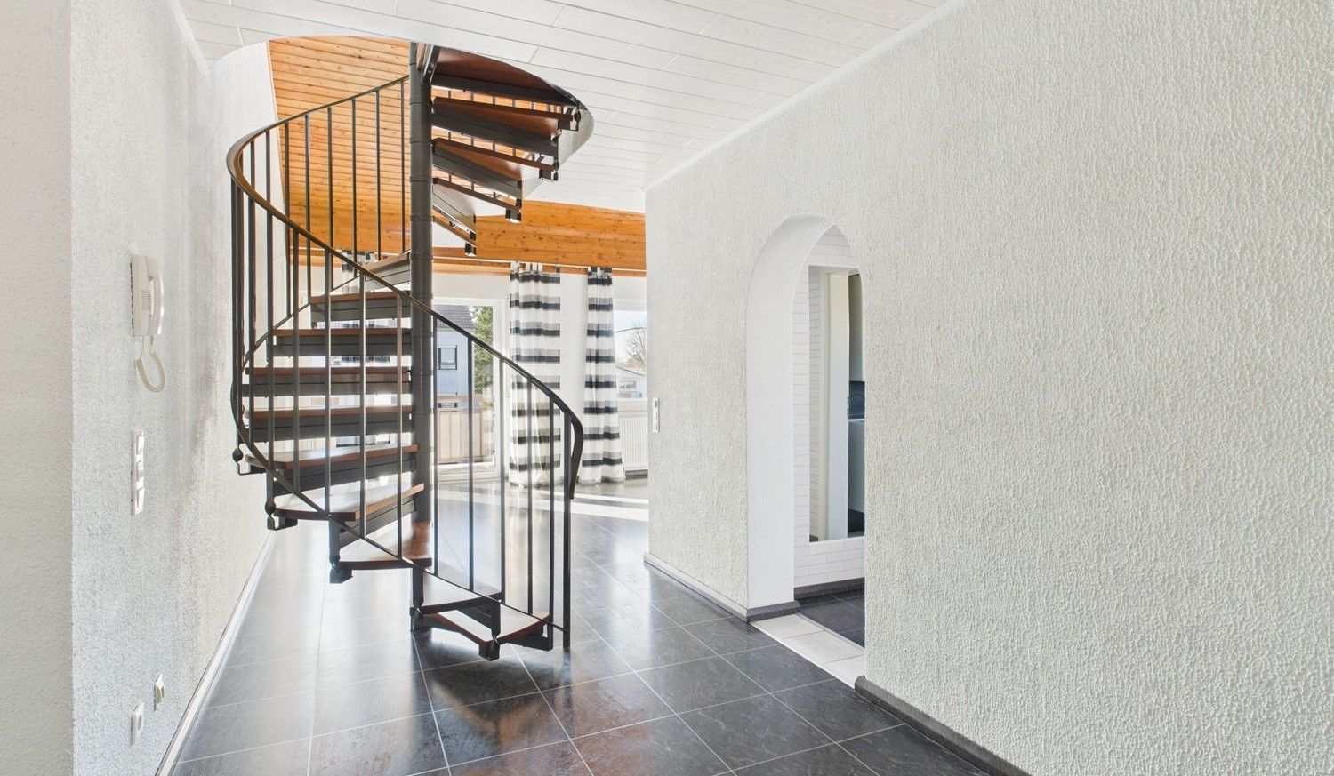 Treppe zur Galerie