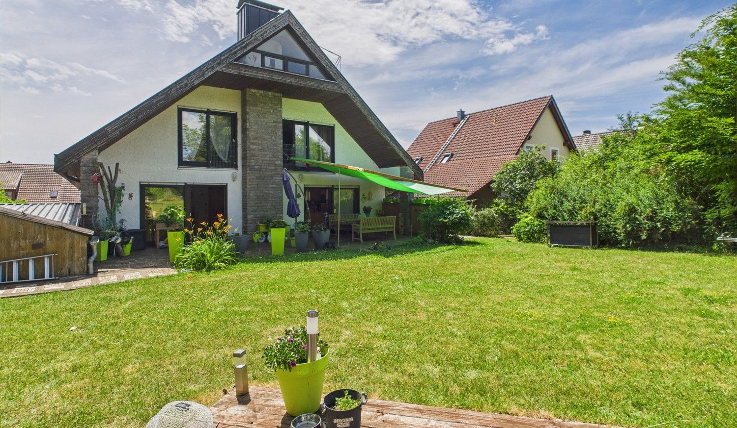 Ansicht vom Garten