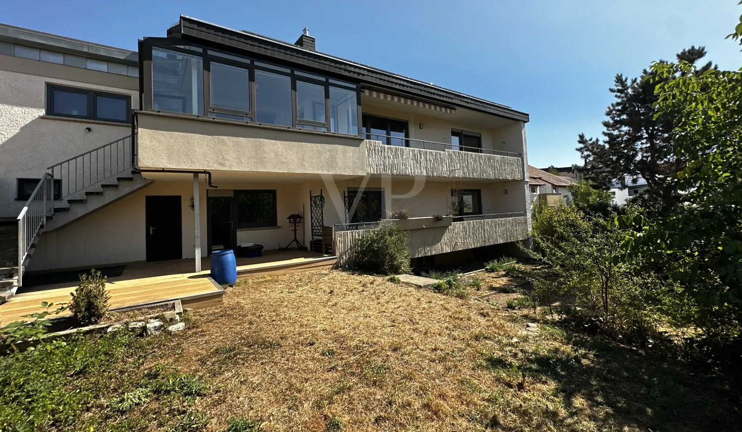 Hausansicht vom Garten