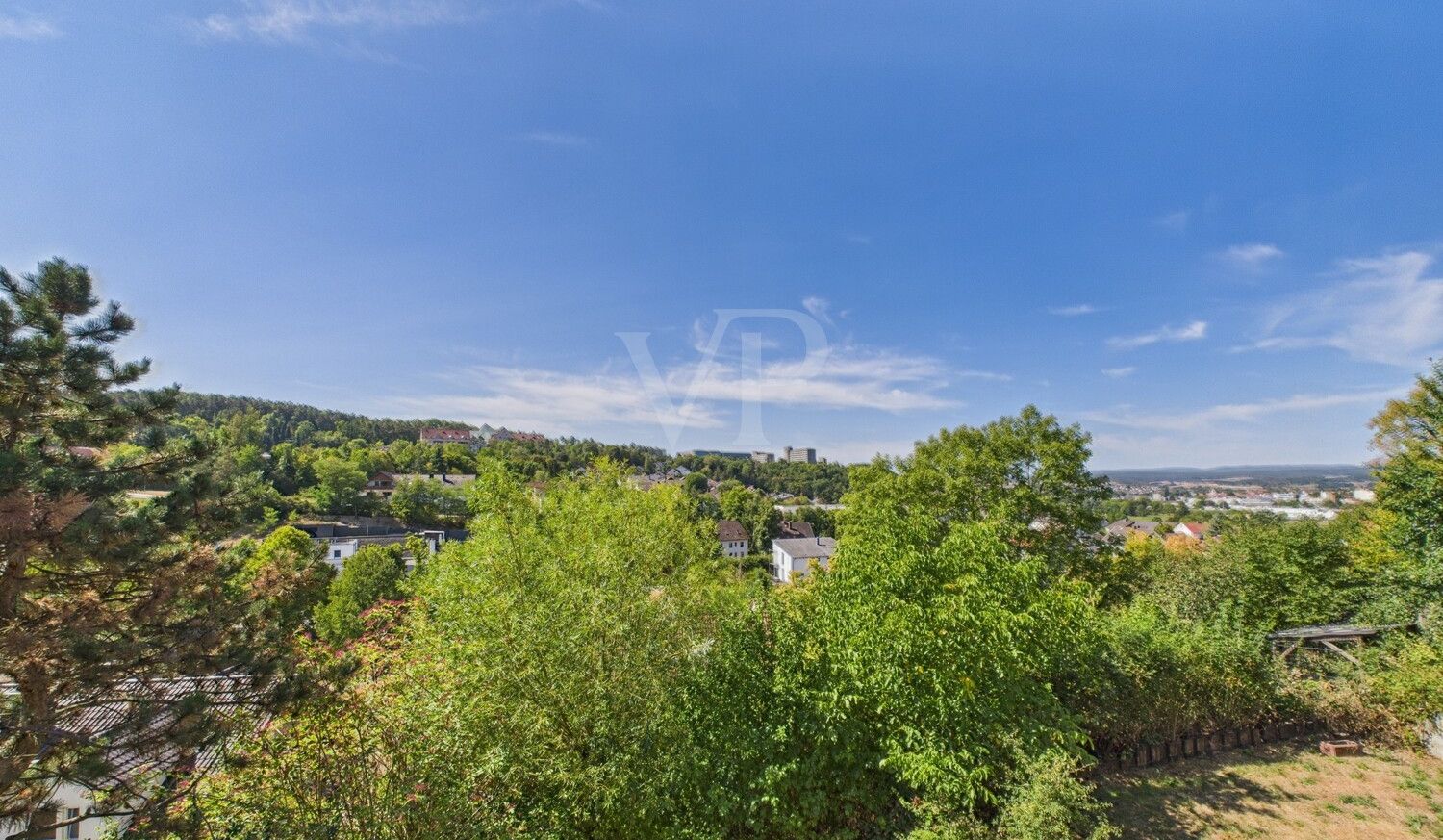 Blick vom Balkon