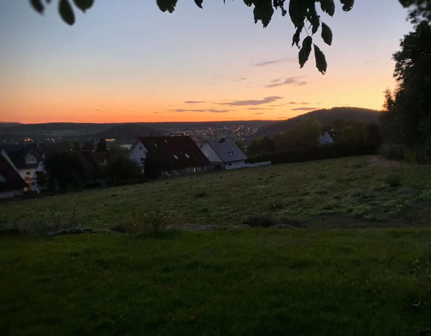 Sonnenuntergang genießen