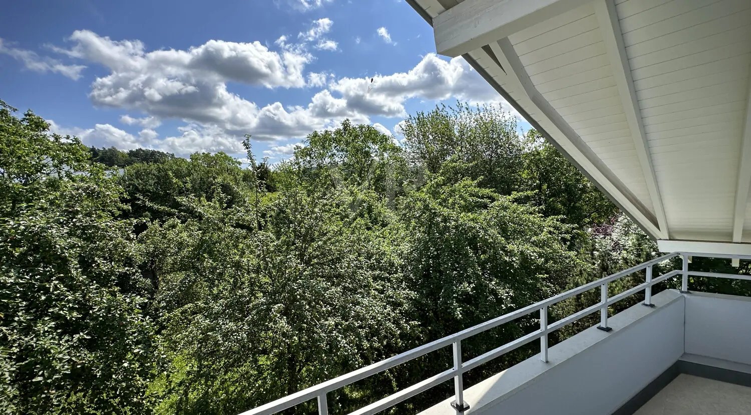 Ausblick vom Schlafzimmer