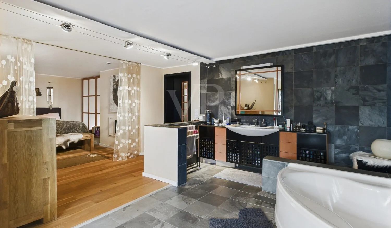 Wohnbereich im Untergeschoss