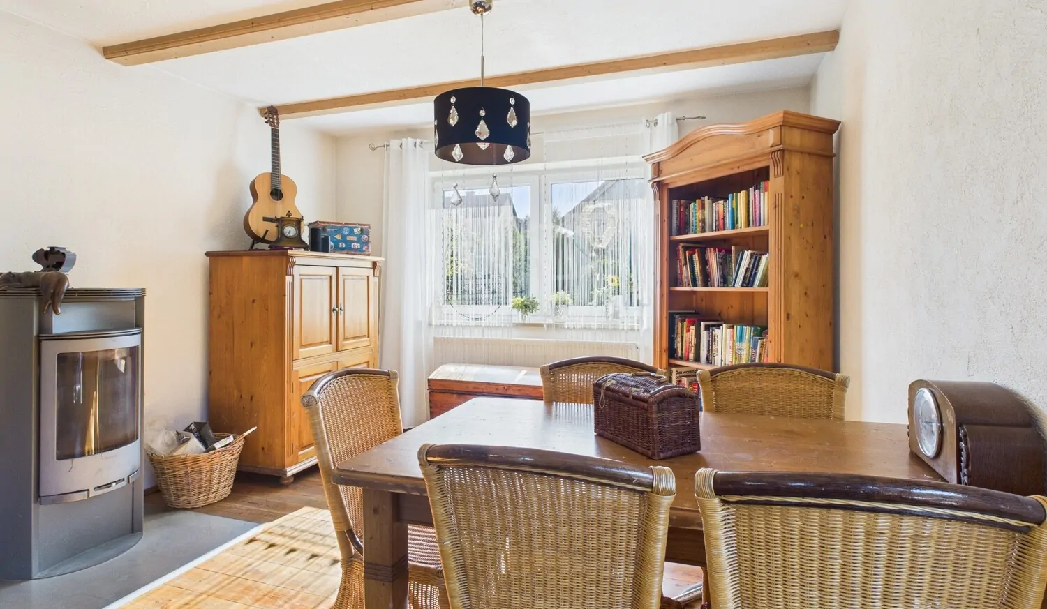 Wohnbereich mit Schwedenofen