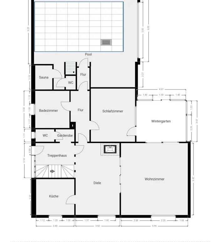 Grundriss Erdgeschoß