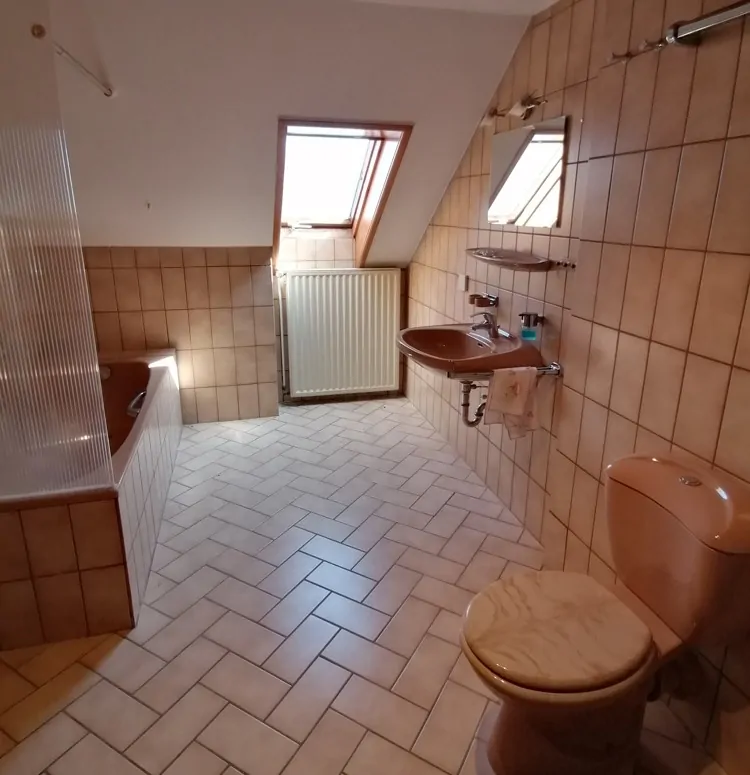 Badezimmer Dachgeschoss