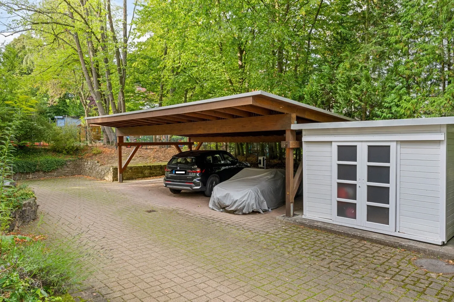 Carport & Fahrradschuppen