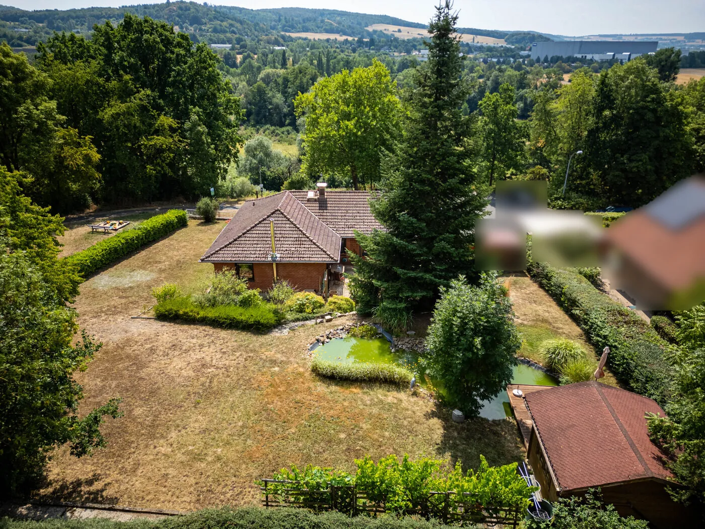Haus Gartenbereich