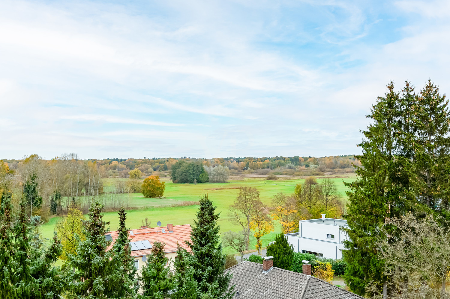 Blick von der Dachterrasse