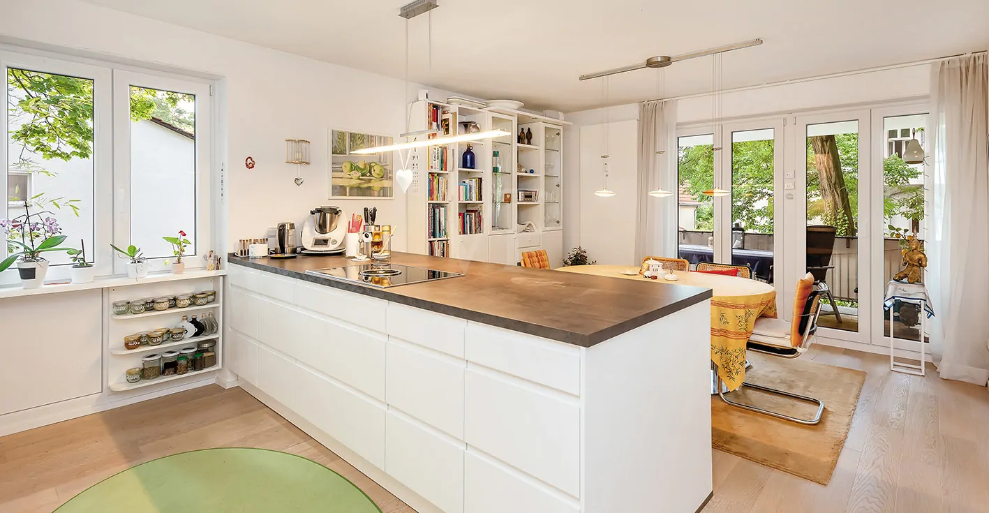 Küche mit Essbereich