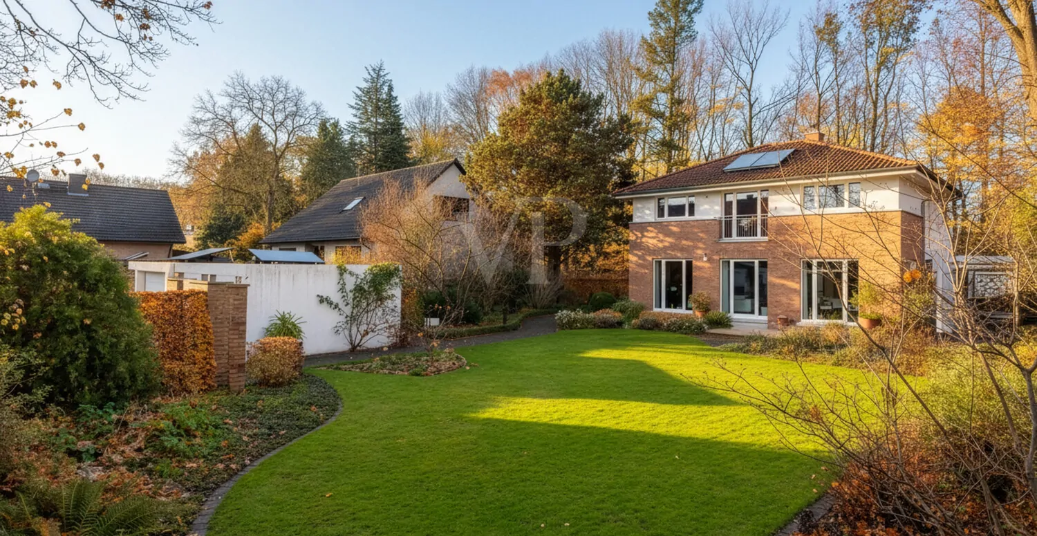 Garten und Hauptterrasse