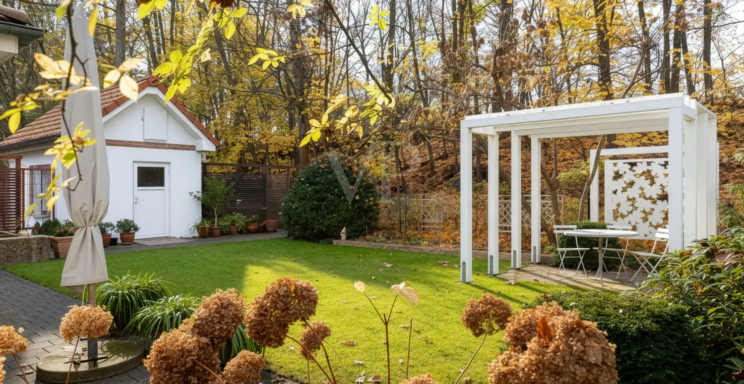 Garten und Gartenhaus