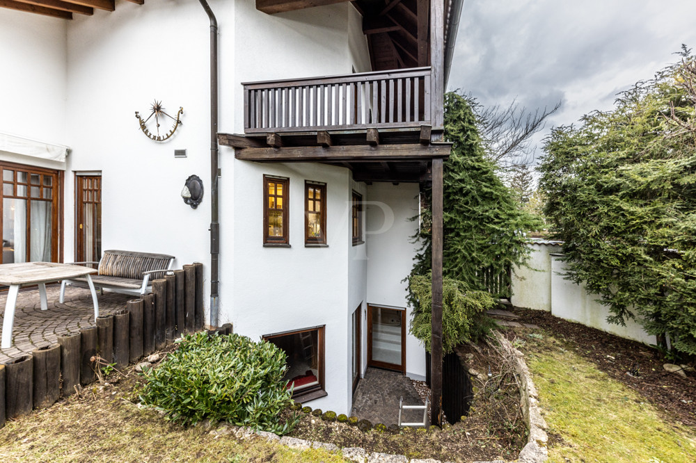 Terrasse Gästezimmer und Spa-Bereich