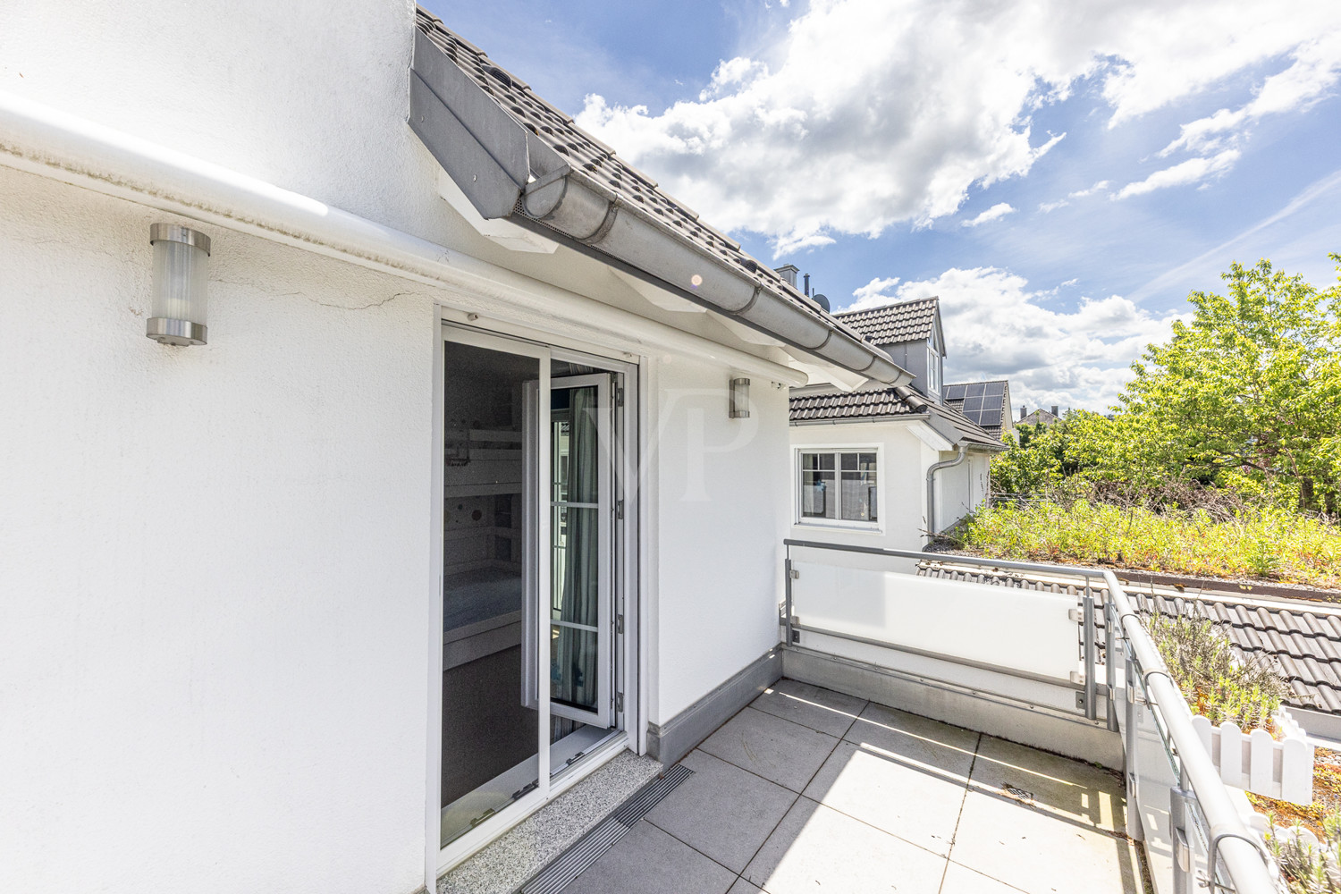 Balkon nach Westen