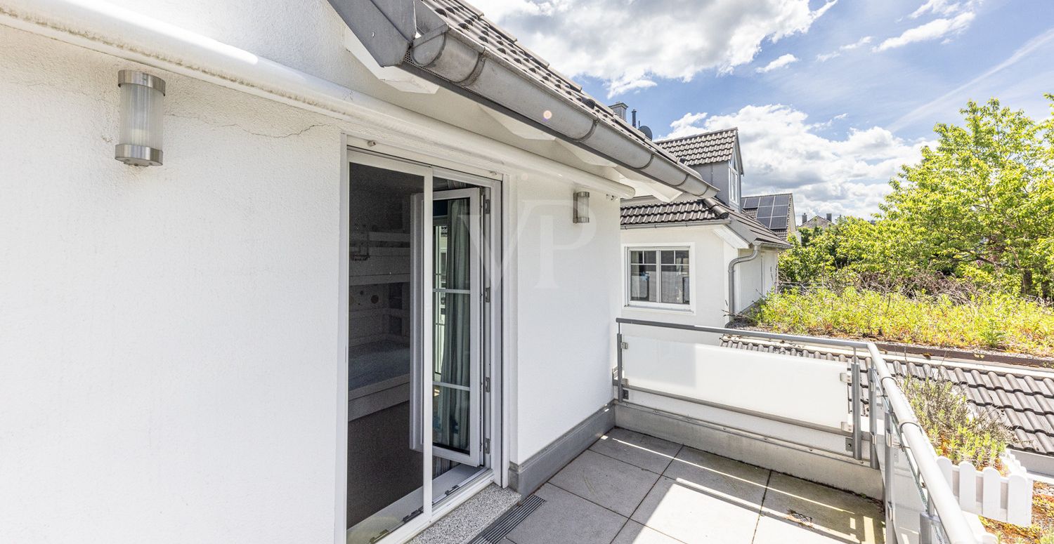Balkon nach Westen