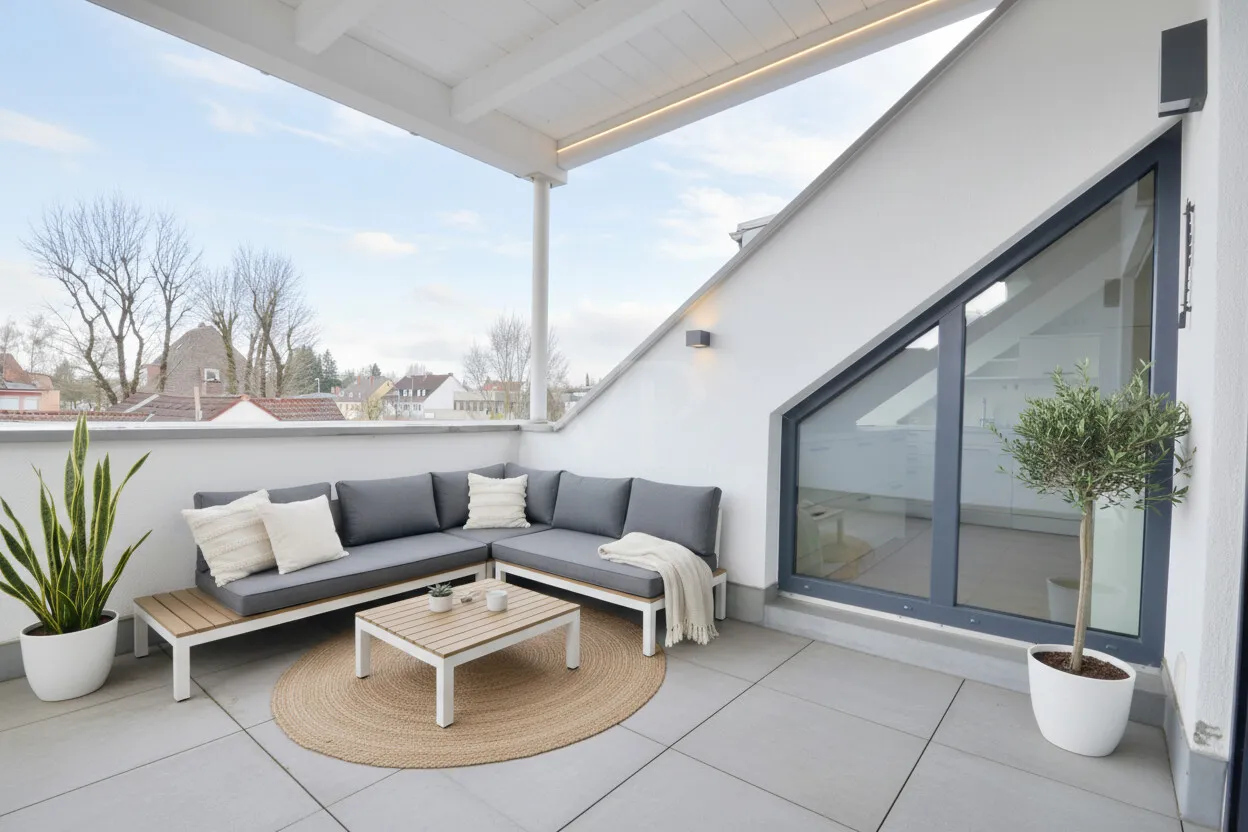 Loggia - Einrichtungsbeispiel