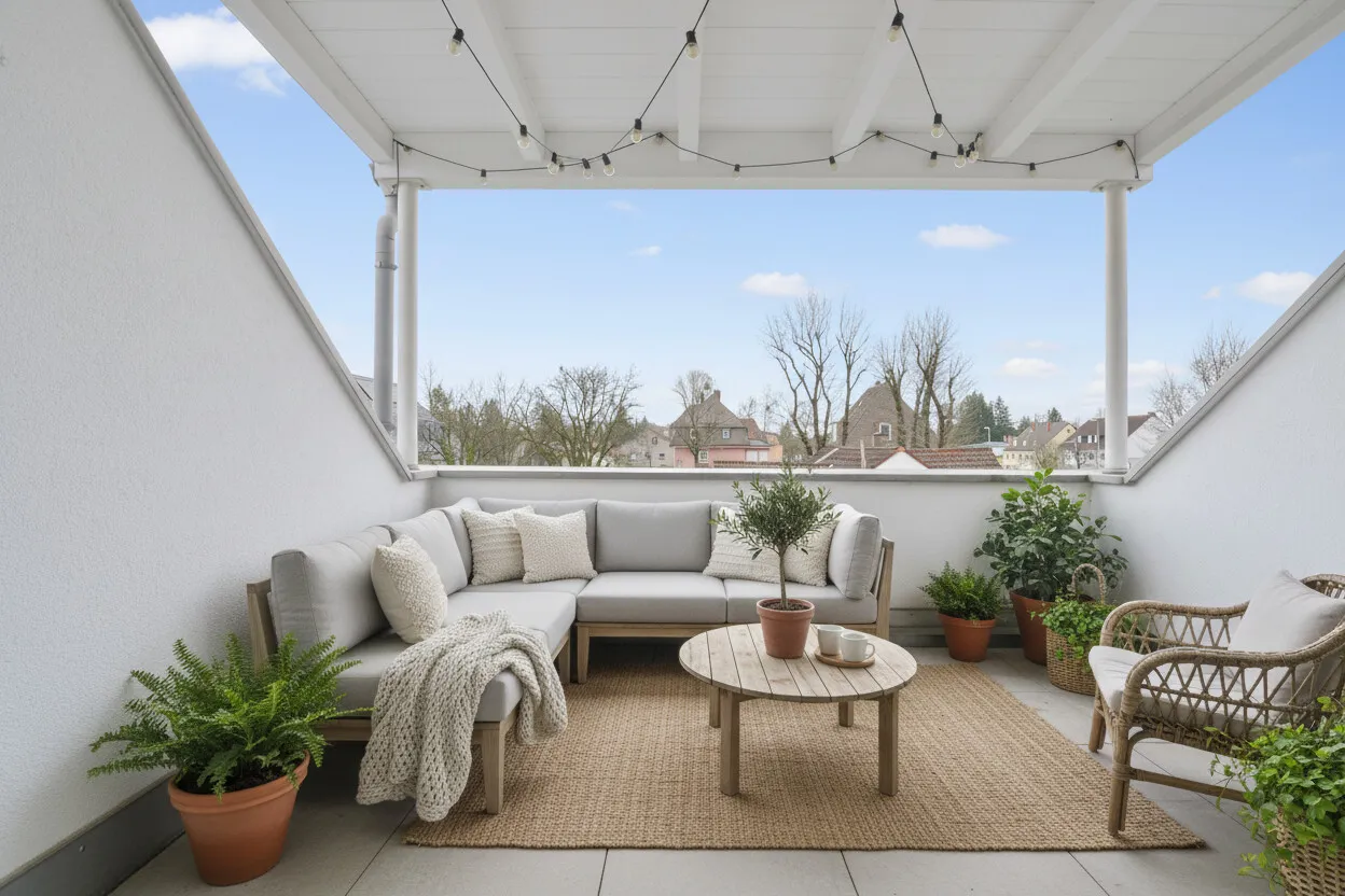 Loggia - Einrichtungsbeispiel