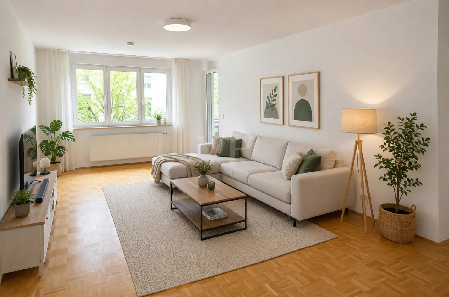 Wohn-Esszimmer Einrichtungsbeispiel