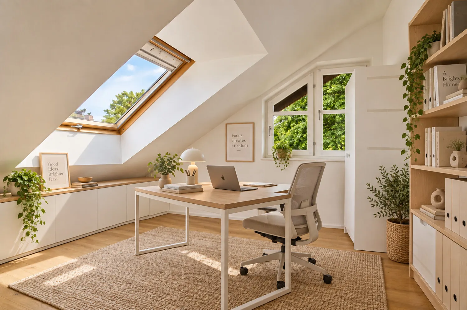 Büro Obergeschoss - Einrichtungsbeispiel