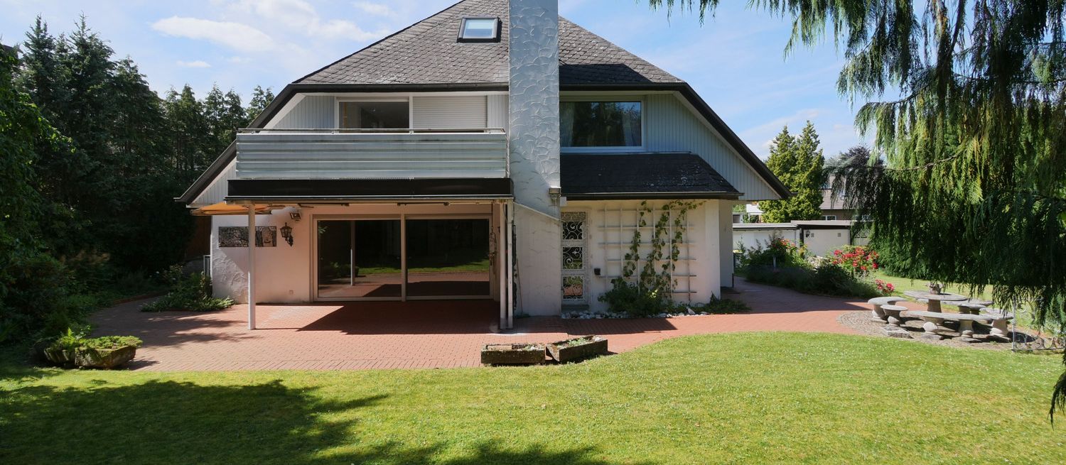 Rückansicht Garten