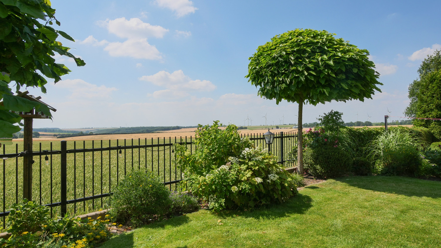 Ausblick Garten