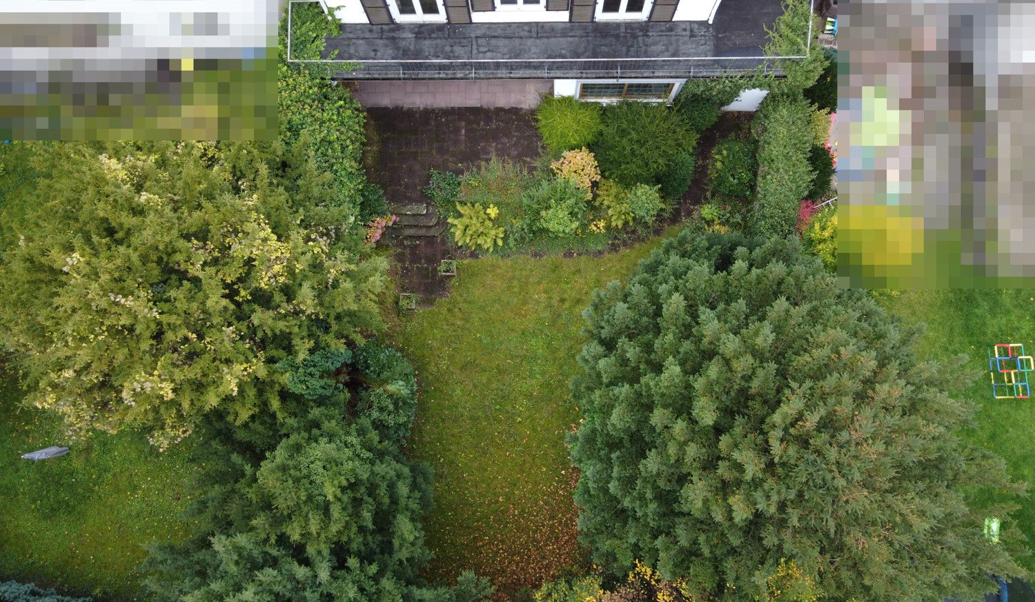 Luftaufnahme Garten
