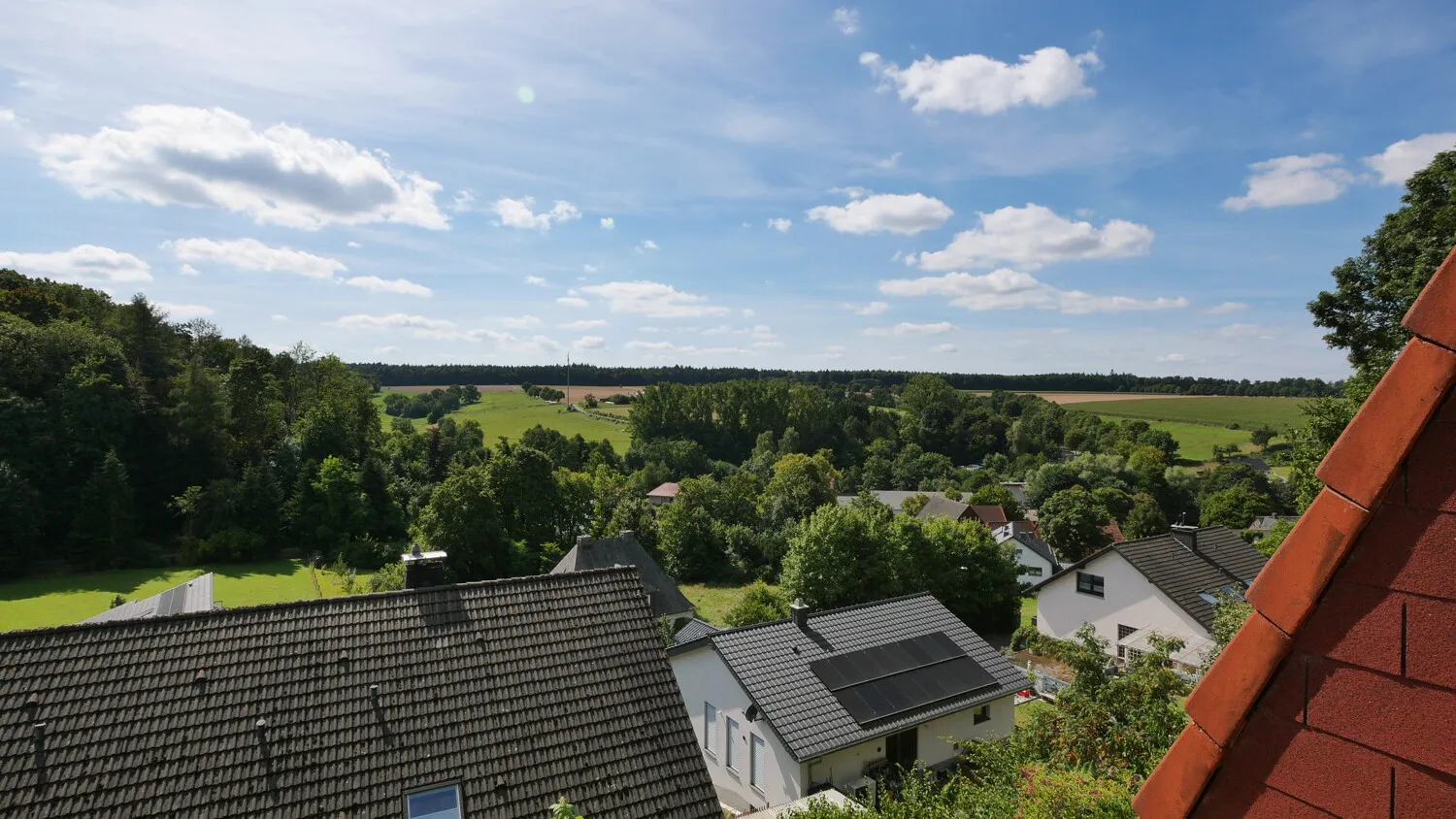 Aussicht vom Balkon