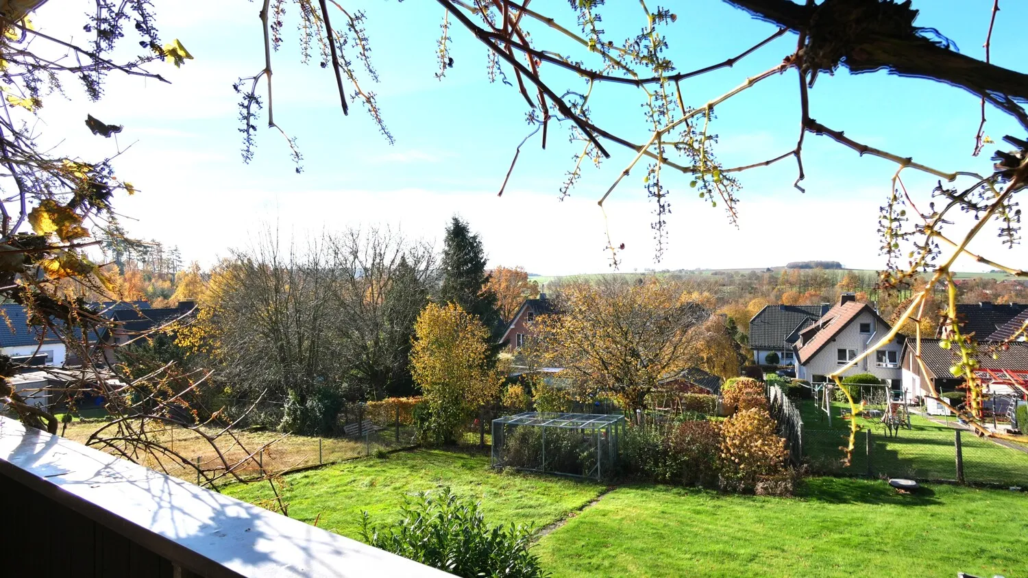 Ausblick vom Freisitz