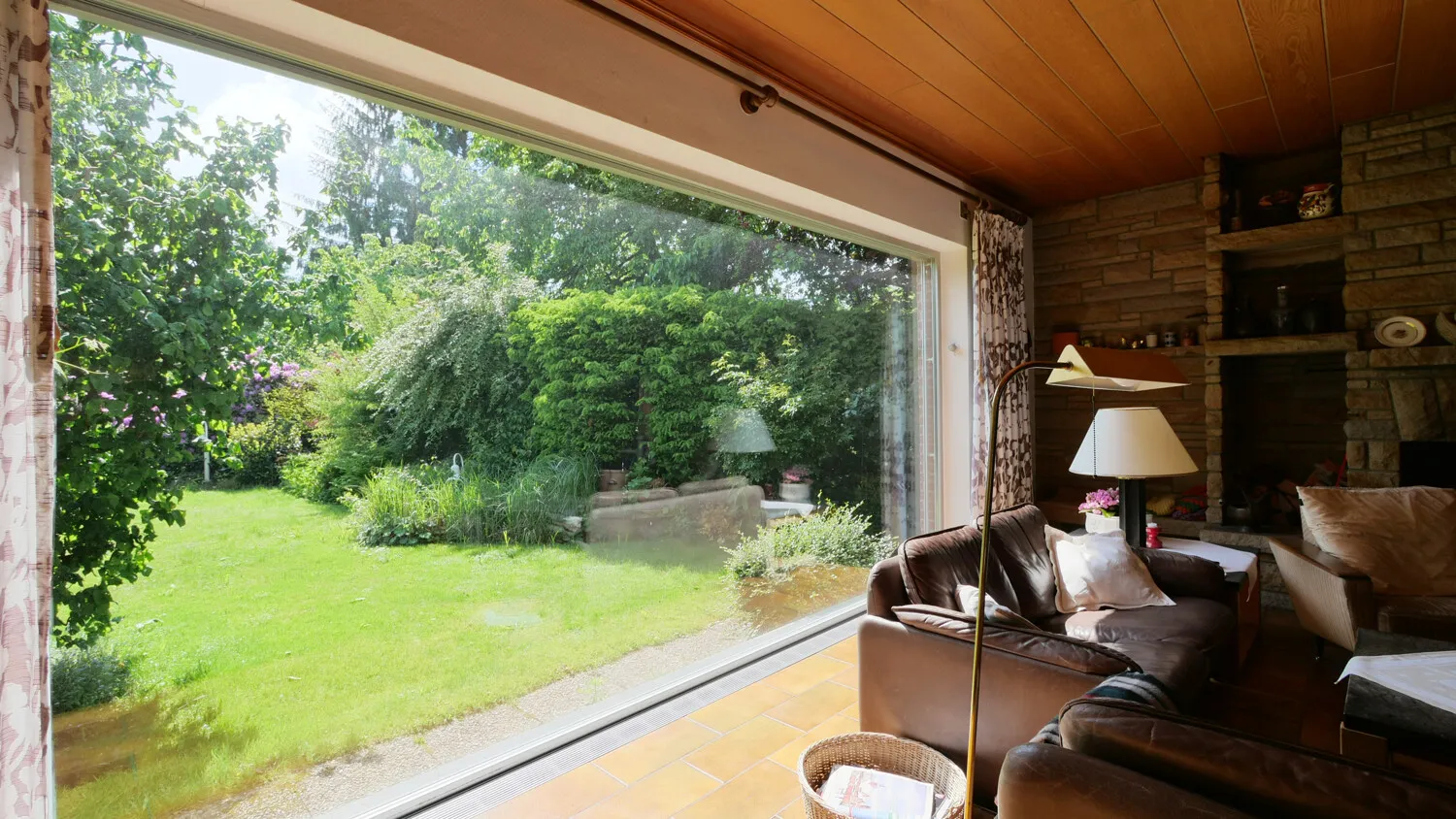 Ausblick in den Garten