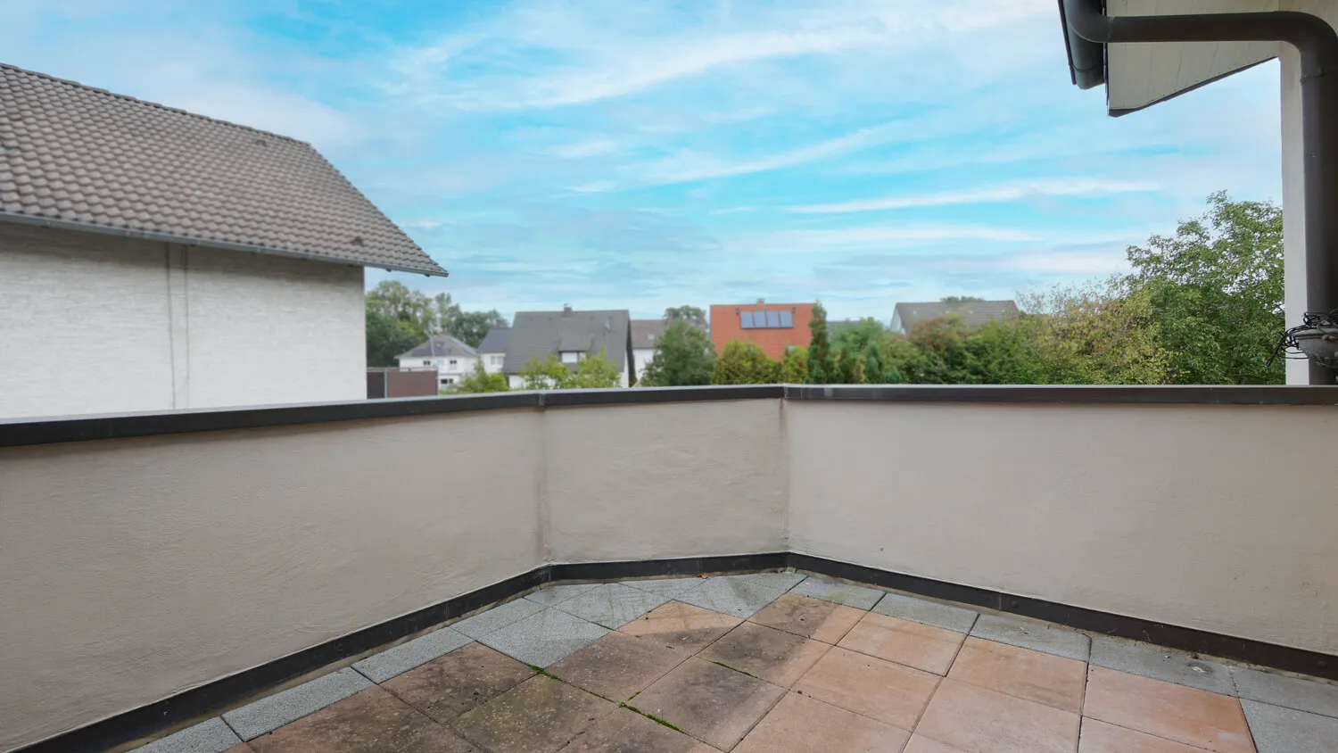 die Dachterrasse