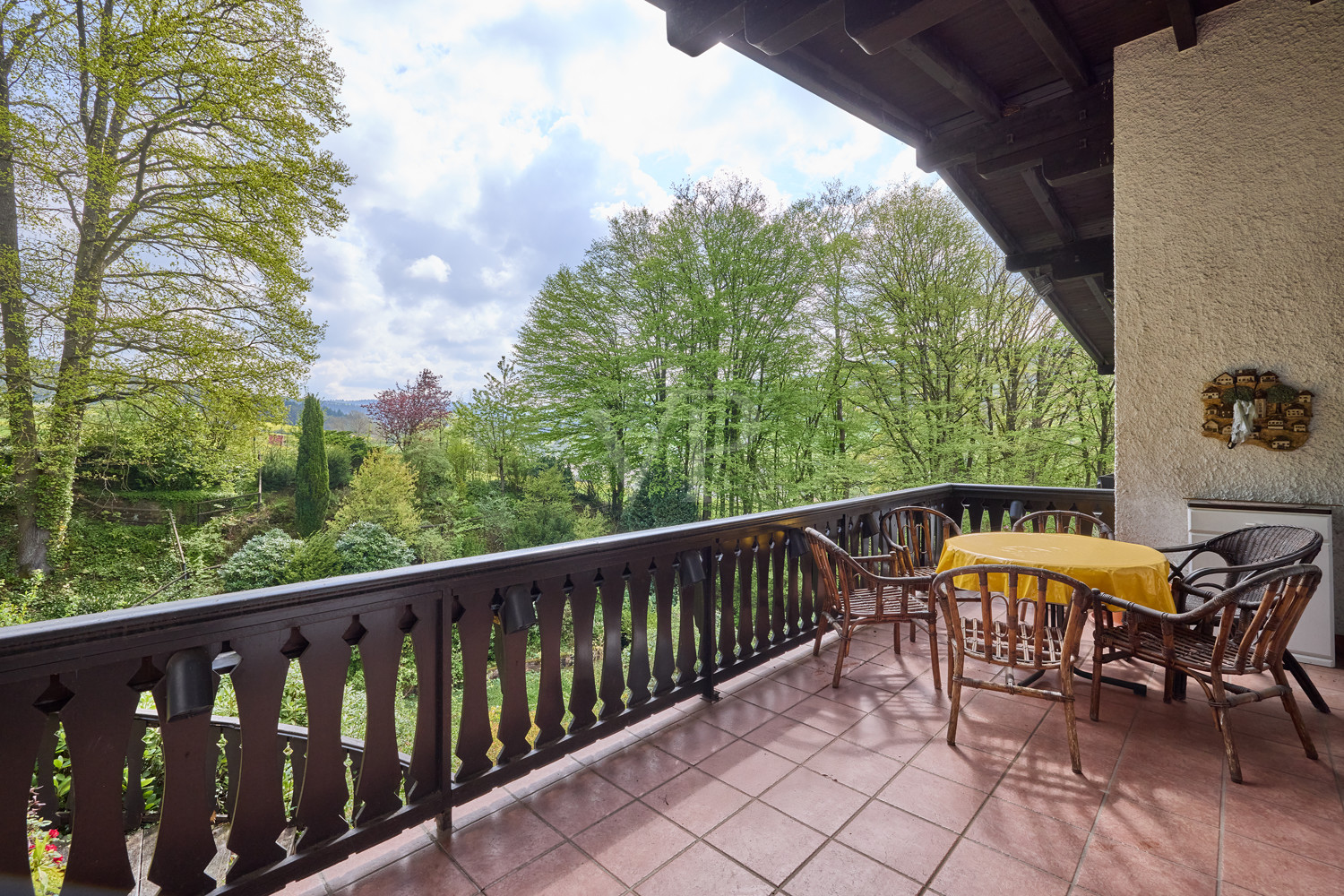 Ausblick vom Südbalkon