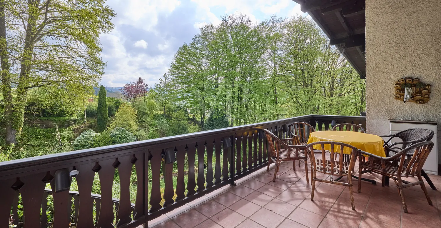 Ausblick vom Südbalkon