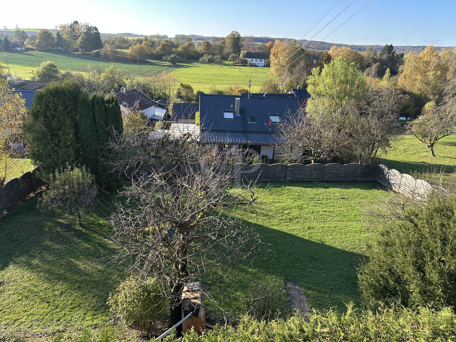 Gartenansicht, Balkon EG