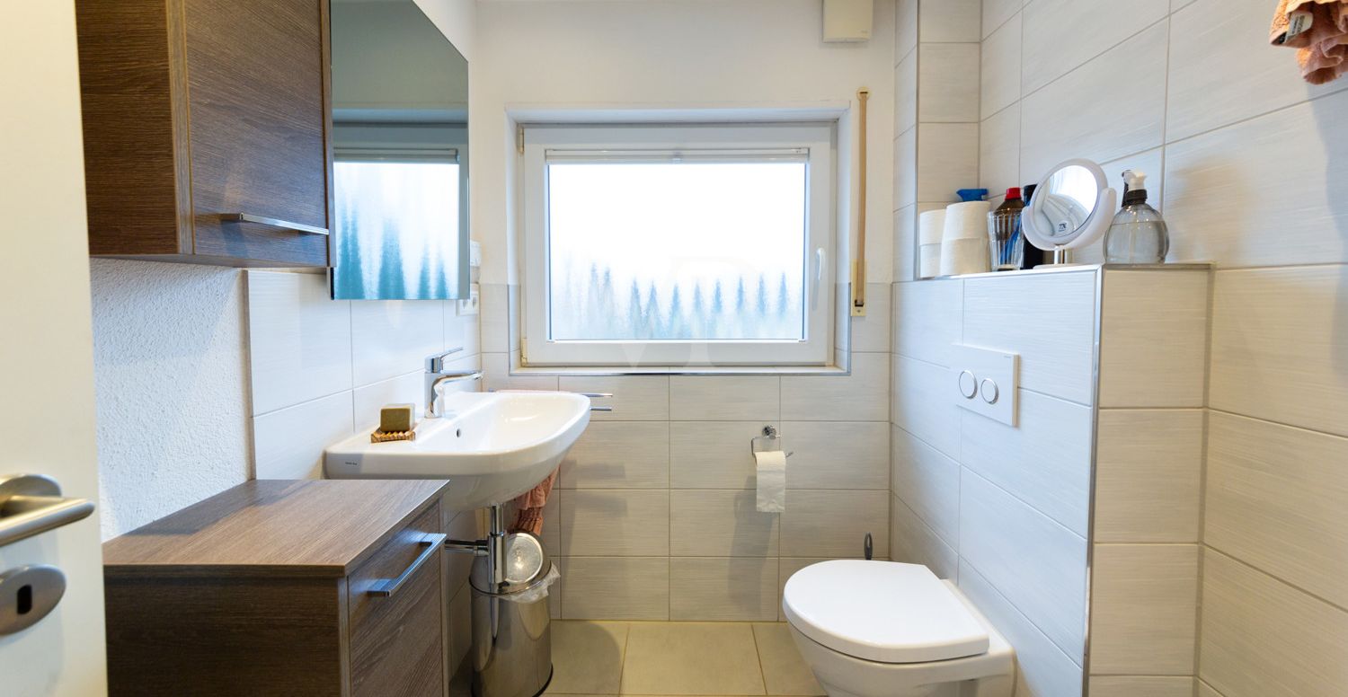 Badezimmer, Ansicht I